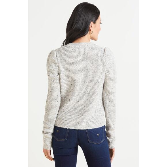 BB DAKOTA NWT Peri Puff Marled Cardigan Sweater // XL - Picture 3 of 10
